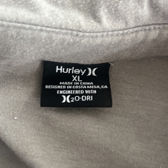 Hurley H2O-Dri Short Sleeve Polo in Grey - Picture 2 of 5